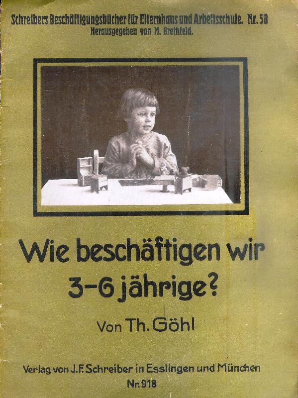 Wie beschäftigen wir 3-6jährige?