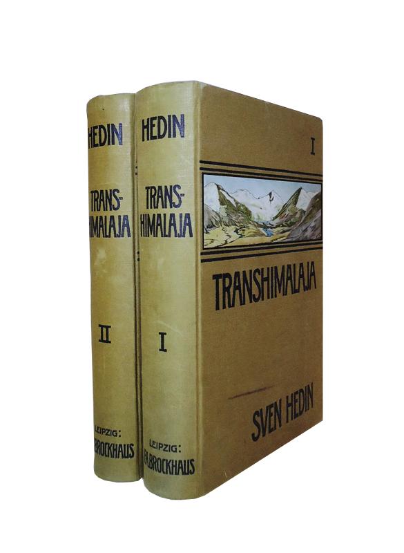 Transhimalaja. Entdeckungen und Abenteuer aus Tibet. 2 Bände. (Ohne den Nachtragsband von 1912).