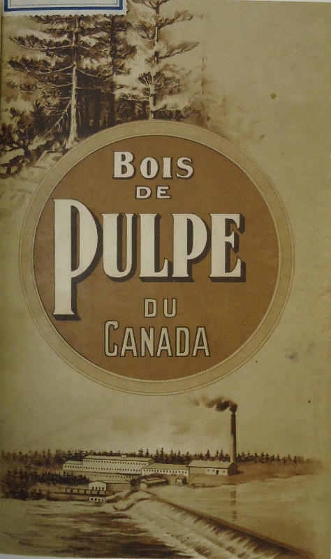 Exposition internationale de Paris 1900: La pulpe de bois du Canada.