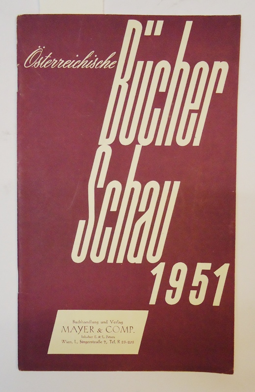 Österreichische Bücher Schau 1951.