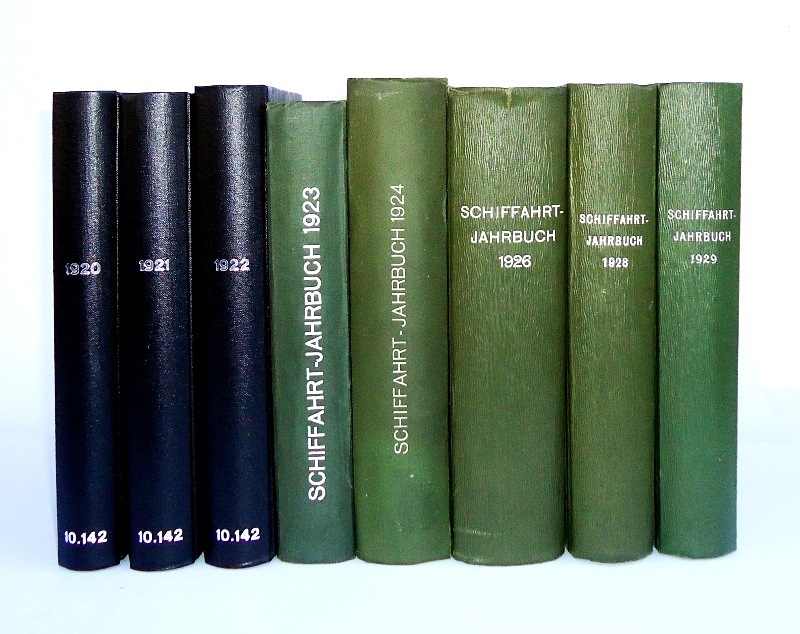 Schiffahrt-Jahrbuch. 8 Bände.