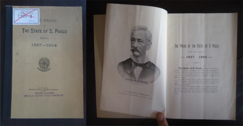 The Press of the State of S. Paulo, Brasil, 1827-1904.