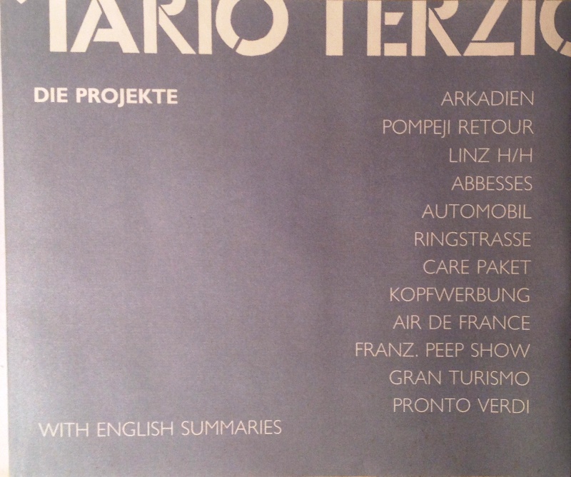 Mario Terzic. Entwürfe für Stadt und Land. 1979-1989.