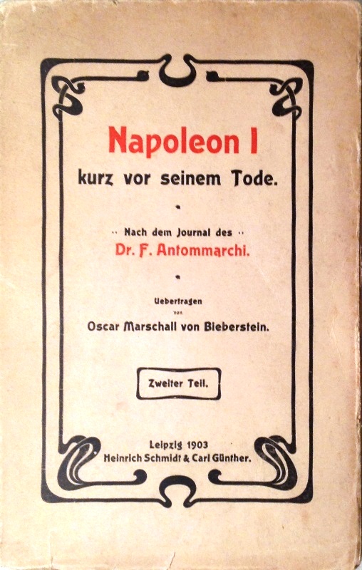 Napoleon I kurz vor seinem Tode.