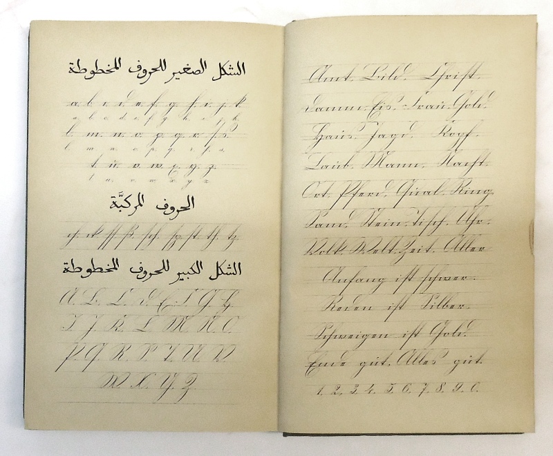 Kleine deutsche Sprachlehre für Araber. Methode Gaspey-Otto-Sauer. Text Arabisch-Deutsch.