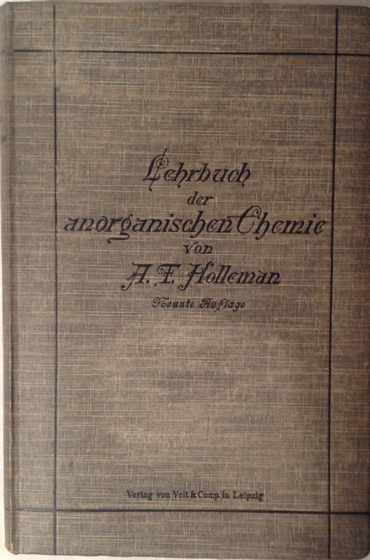 Lehrbuch der organischen Chemie für Studierende an Universitäten und technischen Hochschulen. 8. verb. Aufl.