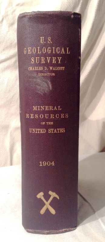 Mineral Resources of the United States. Calendar Year 1904.