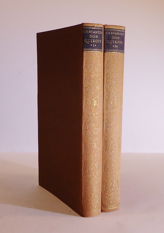 Der scharfsinnige Ritter Don Quixote von der Mancha. Vollständige deutsche Ausgabe in 2 Bänden unter Benutzung der anonymen Ausgabe von 1837, besorgt von Konrad Thorer. 19. bis 23. Tausend. Dünndruckausgabe.