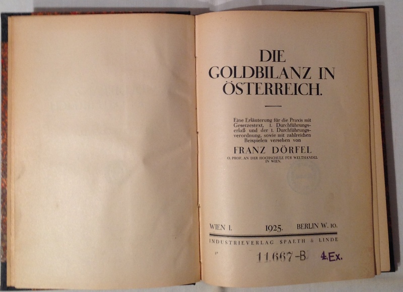 Die Goldbilanz in Österreich.