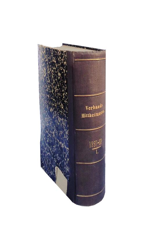 Sammelband bestehend aus 27 Verbandsberichten (1897-1899) und 4 Monographien (Wasserrecht u.a.). Gebunden in 1 Band.