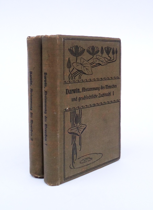 Die Abstammung des Menschen und die geschlechtliche Zuchtwahl. 2 Bände (Komplett). Aus dem Englischen von Paul Seliger.