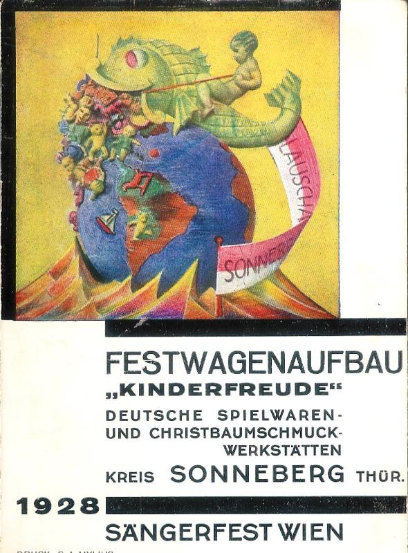 Sängerfest Wien. Festwagenaufbau 