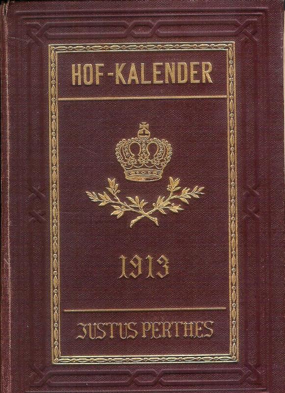 nebst diplomatisch-statistischem Jahrbuche 1913. 150. Jahrgang.