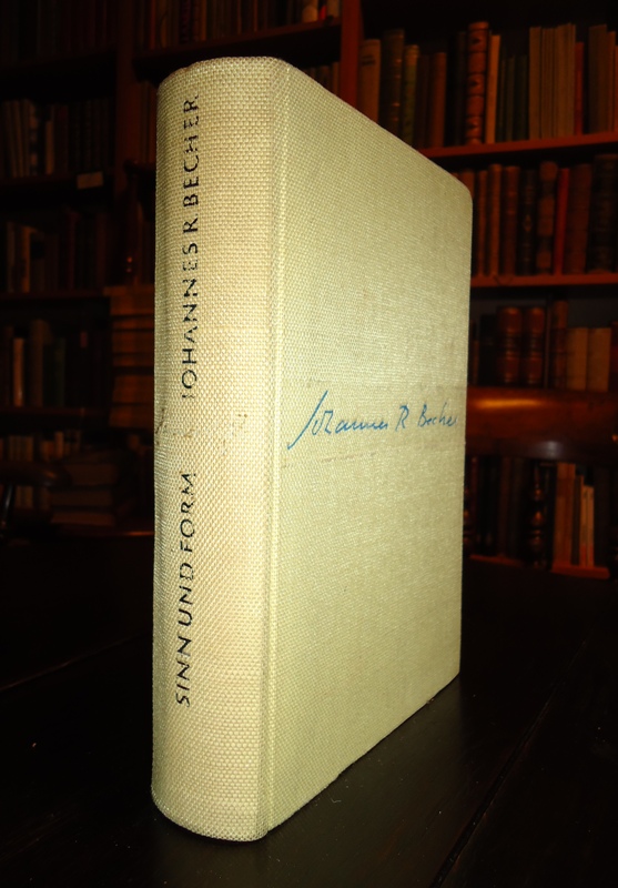 Sinn und Form. Beiträge zur Literatur. Zweites Sonderheft: Johannes R. Becher. Herausgegeben von der Deutschen Akademie der Künste.