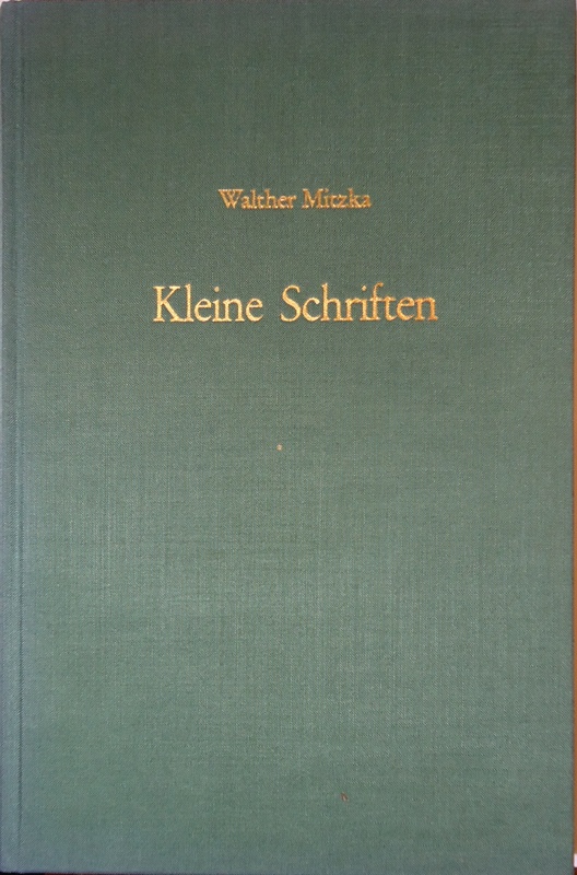 Kleine Schriften zur Sprachgeschichte und Sprachgeographie.