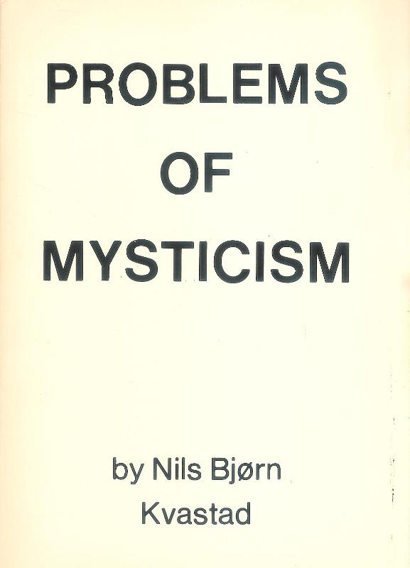 Problems of Mysticism.