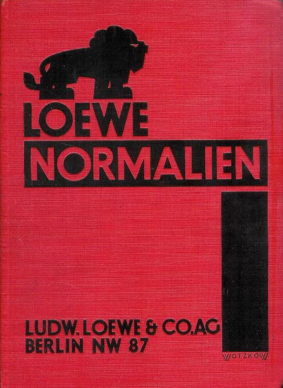 Loewe Normalien im Maschinenbau.