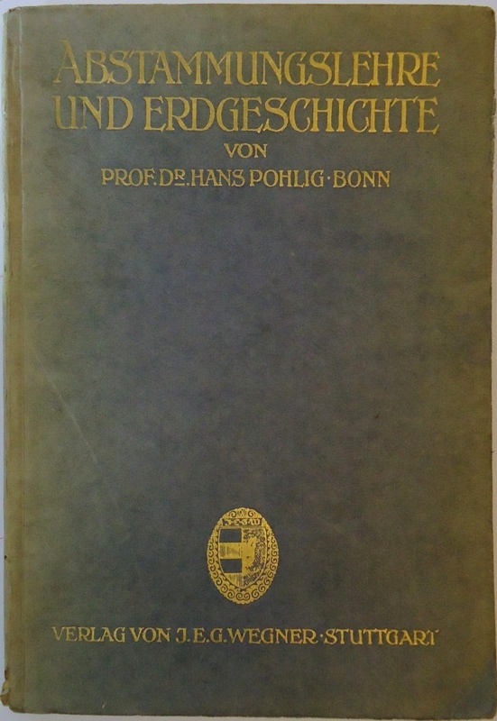 Abstammungstheorie mit Rücksicht auf Erdgeschichte. Nach seinen Vorlesungen bearbeitet.