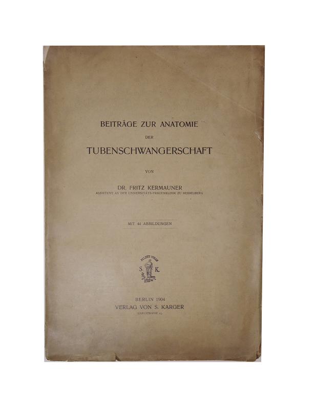 Beiträge zur Anatomie der Tubenschwangerschaft.