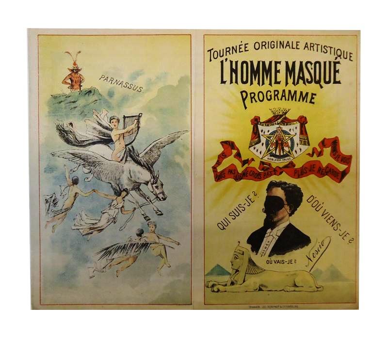 Tournee Originale Artistique L´Homme Masque Programme. Brillante Wunder-Soiree / Grande Soiree Mondaine.