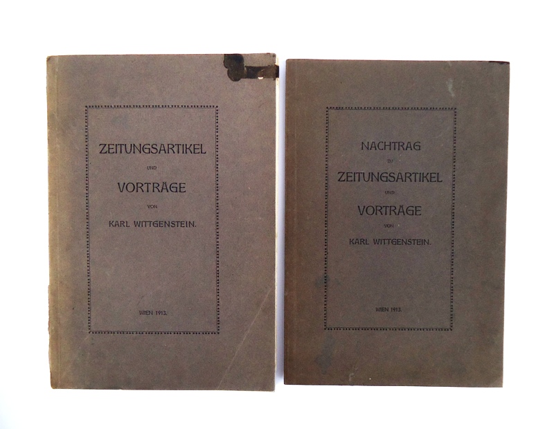 Zeitungsartikel und Vorträge + Nachtrag. Komplett in 2 Bänden.