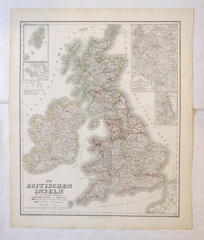 Die Britischen Inseln oder die Vereinigten Königreiche Grossbritannien und Ireland.