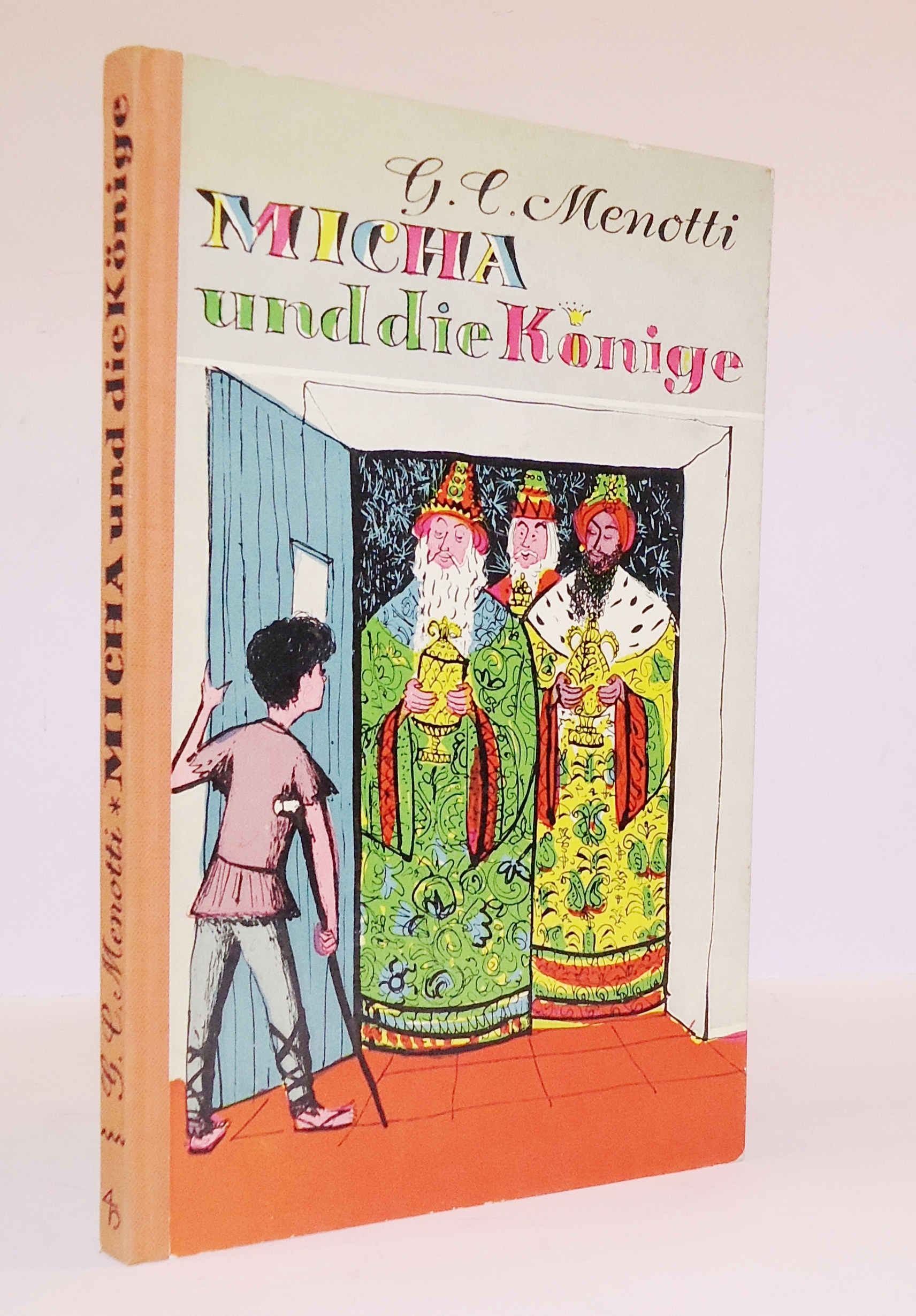 Micha und die Könige. Die wundersame Geschichte vom kleinen Hirten Micha der sich zum Christkind aufmachte. 2. Auflage 10. bis 21. Tausend. Nacherzählt von F. Frost. Übersetzt von Th. Mutzenbecher. Illustriert von Roger Duvoisin.